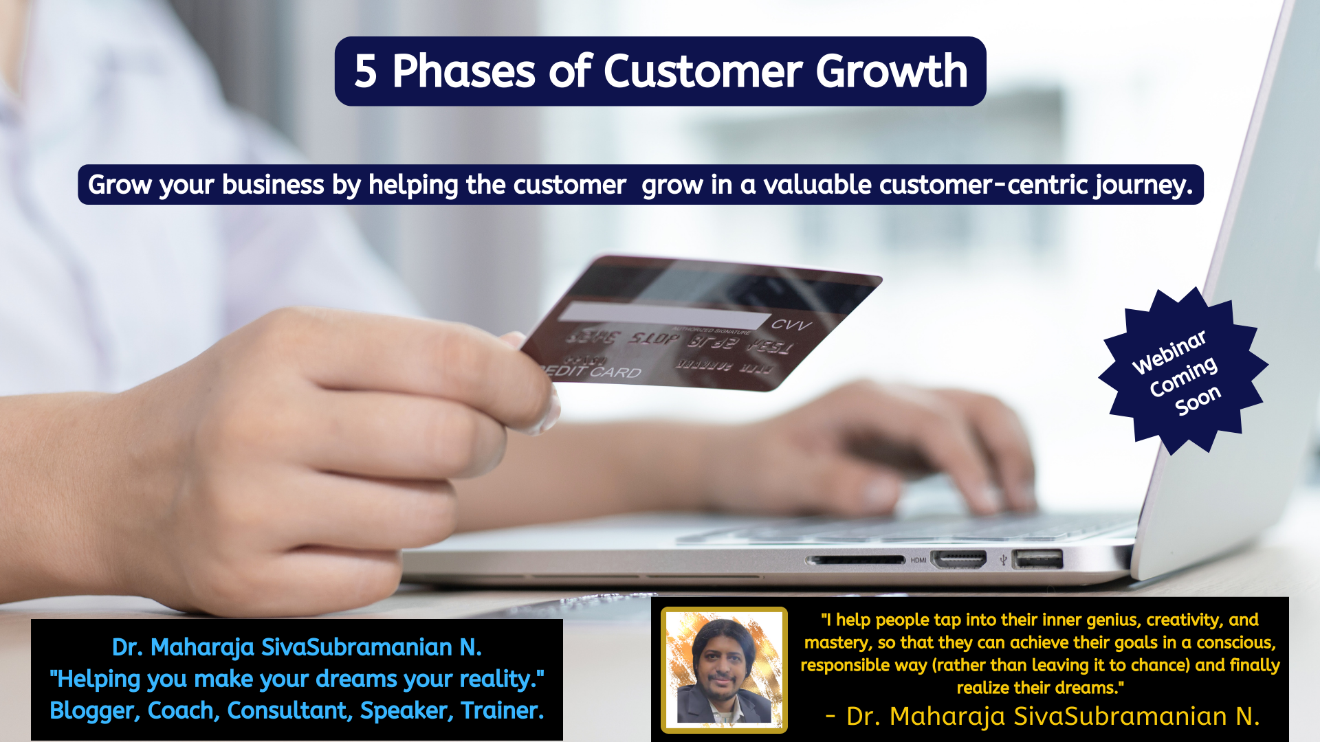 5 Phases of Customer Growth. – Upcoming free webinar.