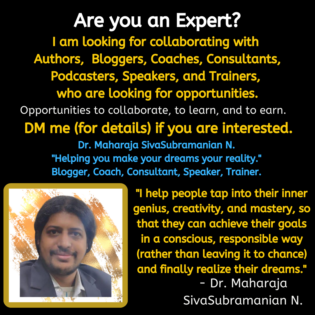 Are you an expert lets collaborate