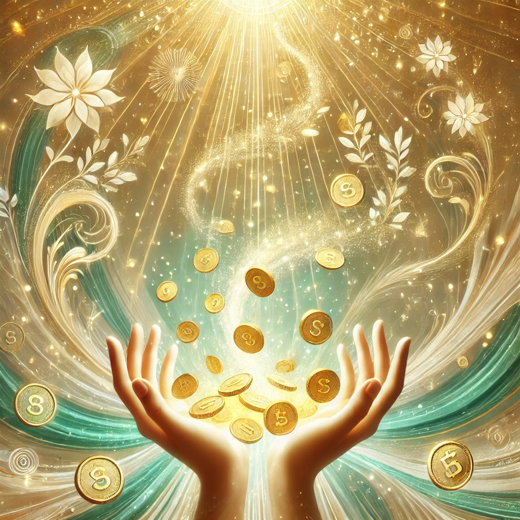 💰 Financial Flow & Abundance Activation. Open to receive. Clear the inner blocks to flow, worth, and aligned prosperity.