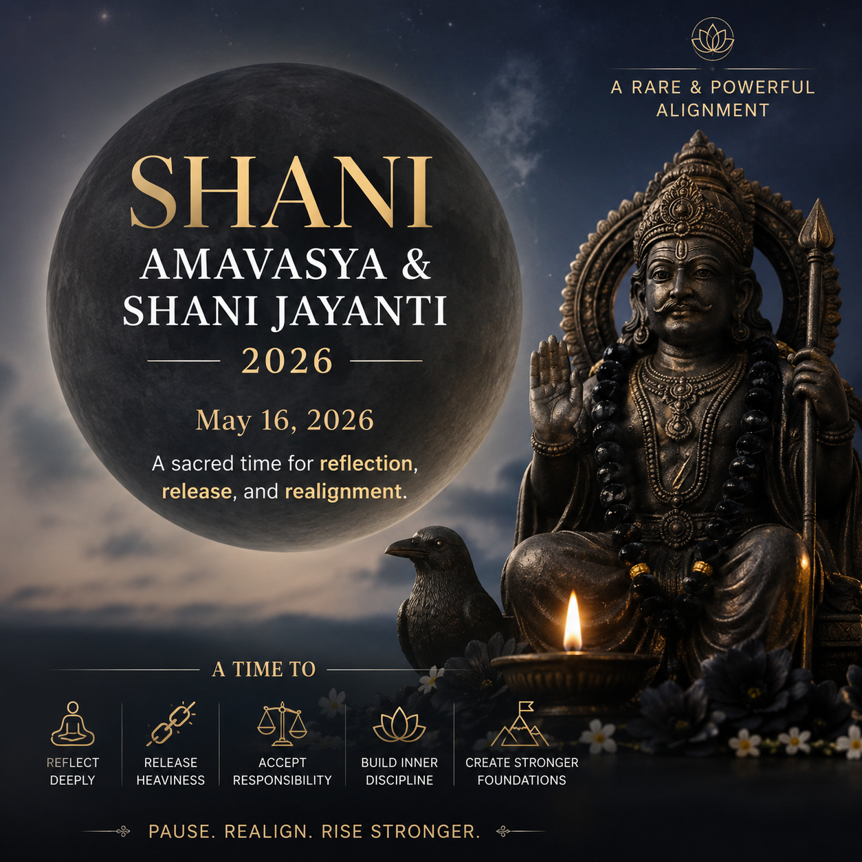 Shani Amavasya & Shani Jayanti 2026 Meaning, Significance, and How to Use This Powerful Day.